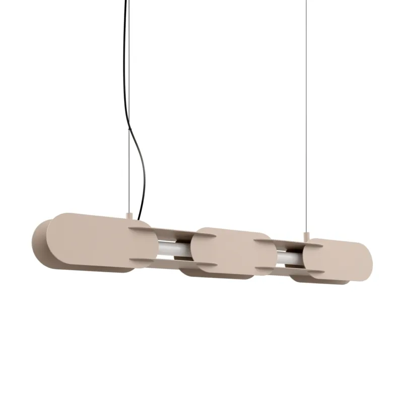 Do wyczerpania zapasów Lampa wisząca CHAIN 91 taupe LED 4000K TH.821 - Thoro