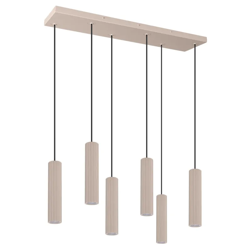 Wysoka jakość Lampa wisząca IVAR 6L Taupe LED 4000K TH.645 - Thoro