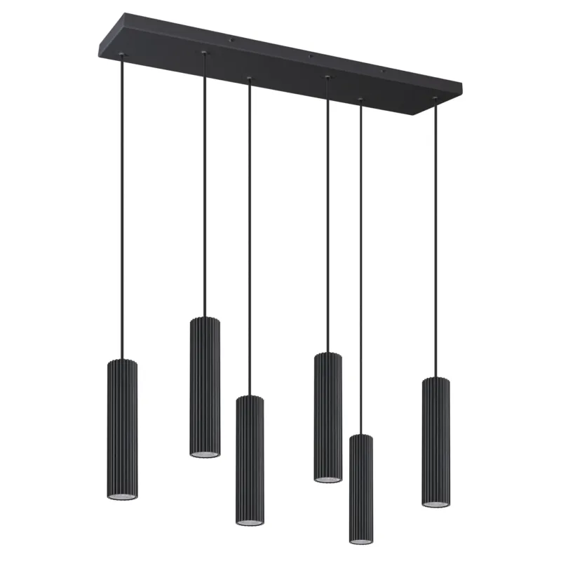 Lampa wisząca IVAR 6L czarna LED 4000K TH.621 - Thoro Kup teraz