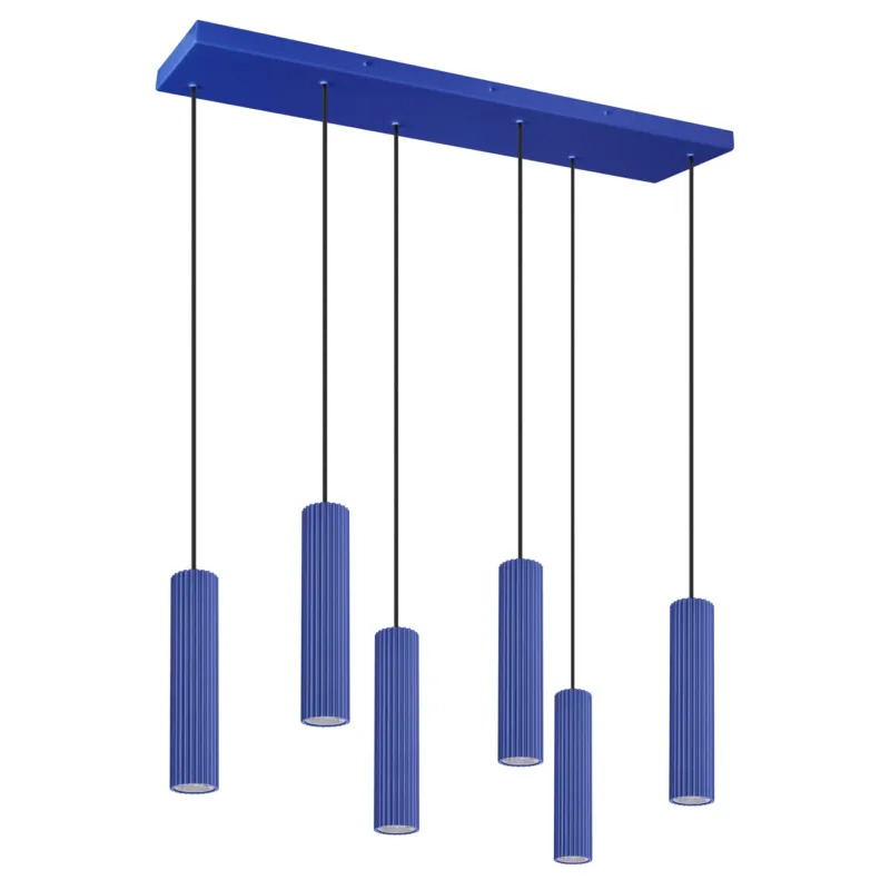 Lampa wisząca IVAR 6L Ultramaryna LED 3000K TH.601 - Thoro Do wyczerpania zapasów