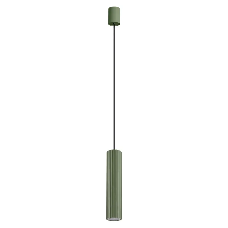 Ostatnia szansa Lampa wisząca IVAR 1 zielona oliwka LED 3000K TH.588 - Thoro