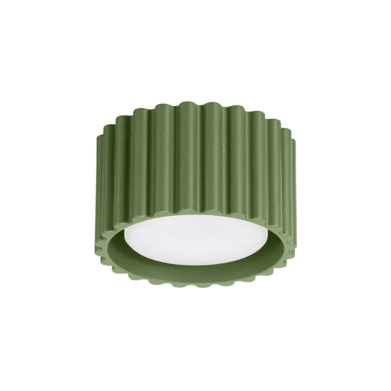 Wyprzedaż Plafon AURA 1 zielony oliwkowy GX53 SL.1797 - Sollux