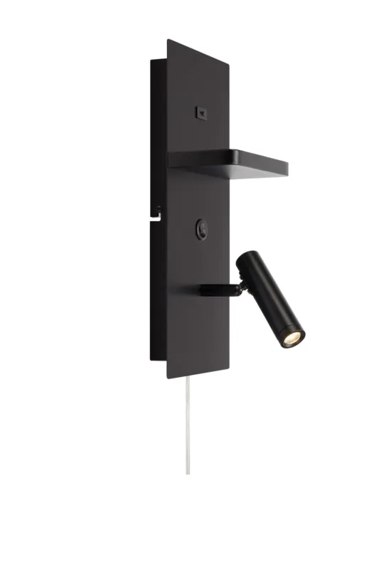 Kinkiet CARICA 1L LED Black 109018 - Markslojd Hit cenowy