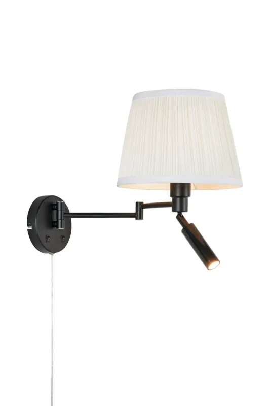 Zamów dziś Kinkiet PIVOT 2L Offwhite/Black 109016 - Markslojd