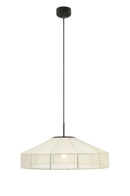 Łatwy zwrot Lampa wisząca ALIA 1L Beige/Black 108955 - Markslojd