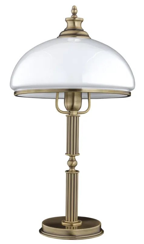 Darmowy zwrot Lampa stołowa SORRENTO z szklanym kloszem SOR-LGR-1(P) - Kutek