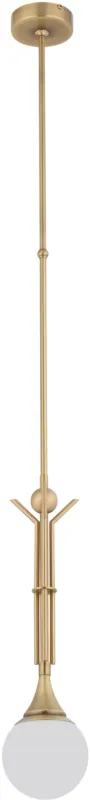 Obniżka ceny Lampa wisząca designerska MELEZE z białym mlecznym kloszem MEL-ZW-1() - Kutek