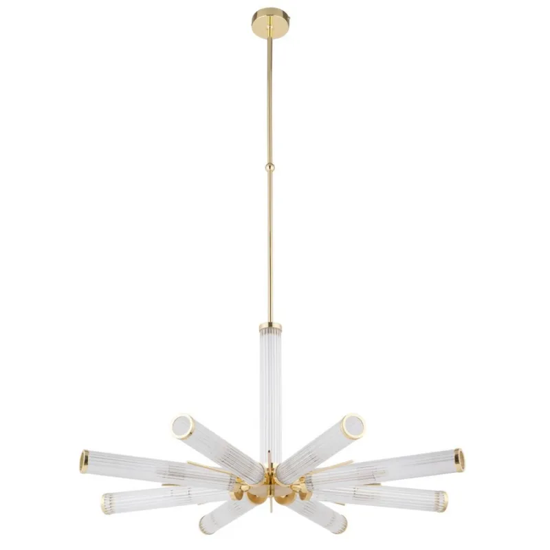 Lampa wisząca z ryflowanymi kloszami OREZZO ORE-ZW-8 - Kutek Szybka dostawa