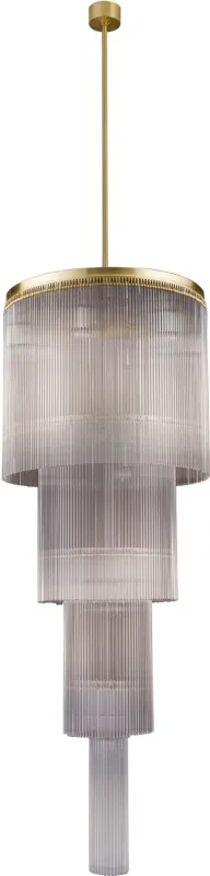 Żyrandol długa lampa kryształowa na antresole Filago FIL-ZW-13(P)600/500 - Kutek Oferta limitowana