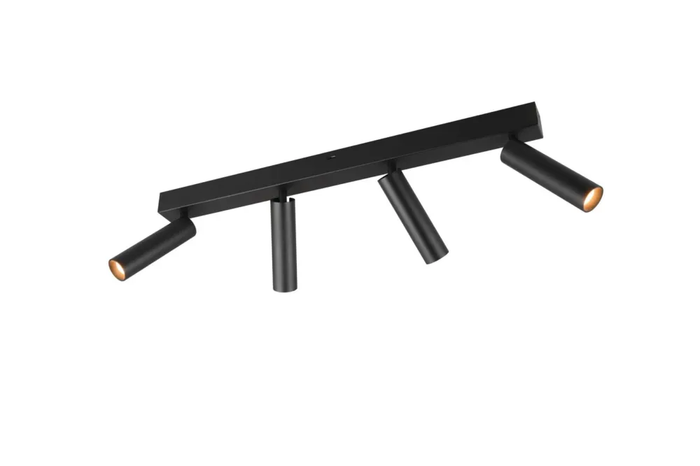 Reflektor minimalistyczny czarny listwa 4 reflektory AMBALA 849210432 - Trio Oferta limitowana