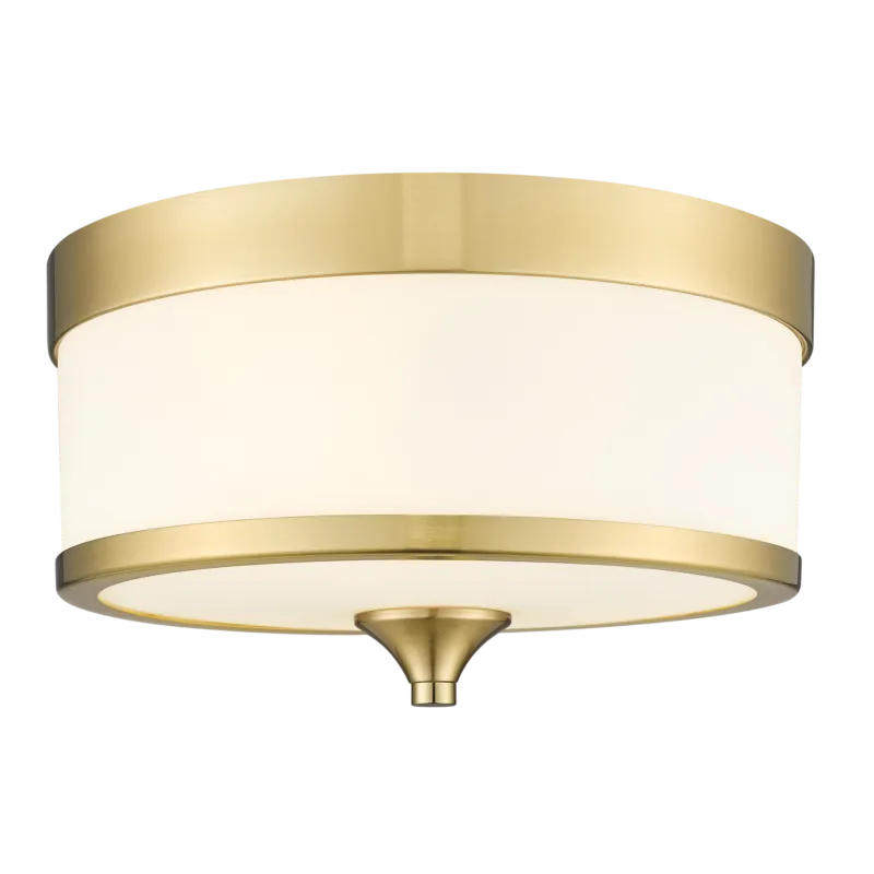 Plafon mosiężny okrągły 35cm 3-punktowy C03293BR z serii FLEETWOOD - Cosmo Light Do wyczerpania zapasów