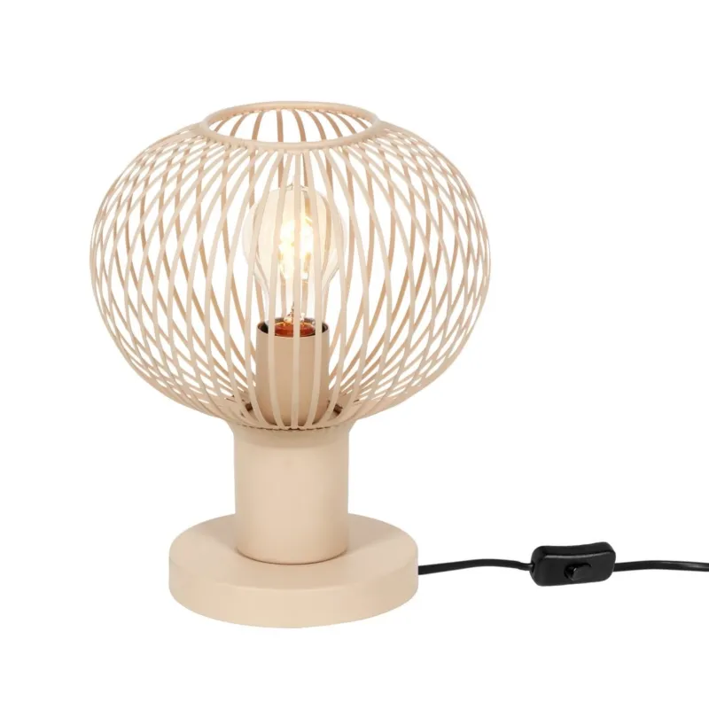 Premium Lampa stołowa kremowa retro GILA 565700166 - Trio