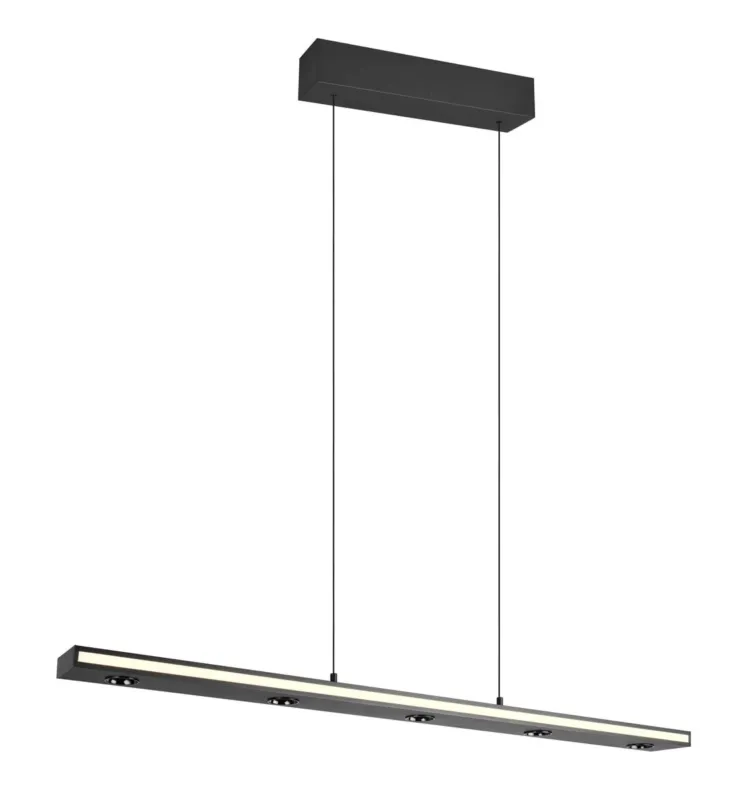 Do wyczerpania zapasów Lampa wisząca nad stół regulowana CCT+DIM 7x4,5W GRAHAM 353010132 - Trio
