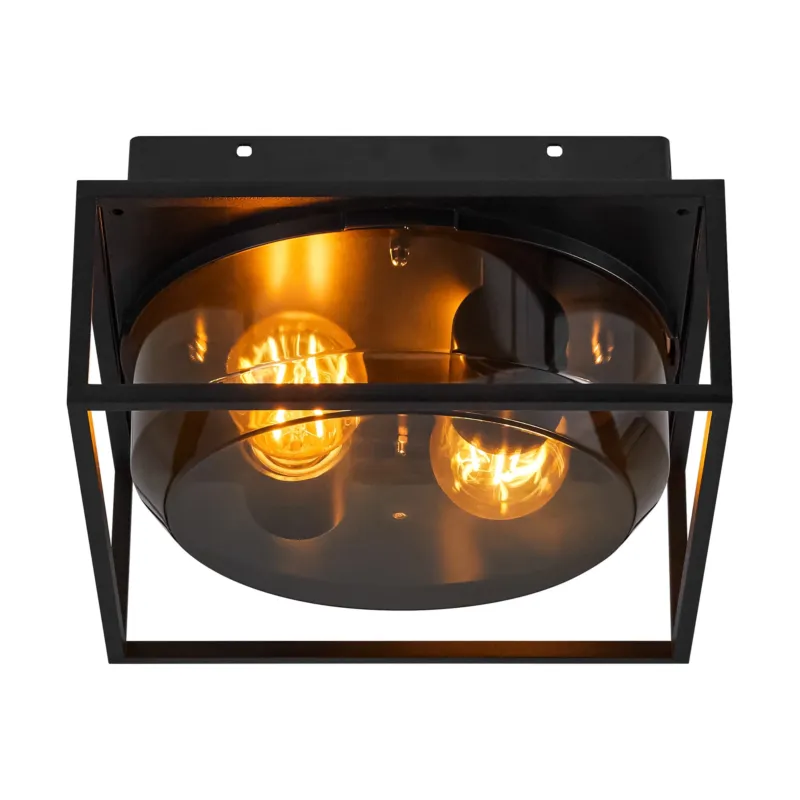 Promocja Lampa sufitowa GRIFFIN Nordlux 1xE27 15W Metal Przydymiony NO2218126047 - Nordlux