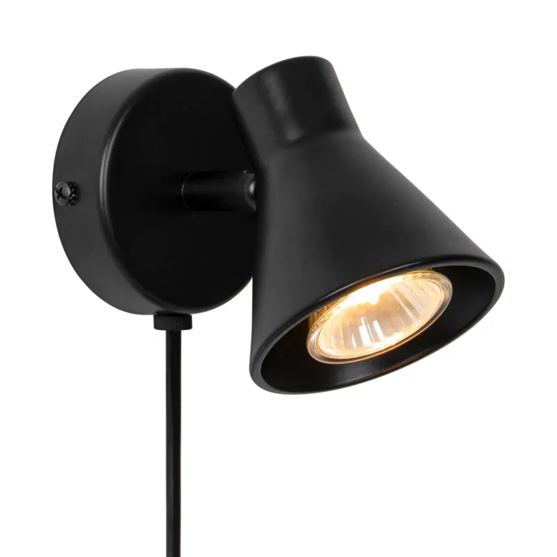 Lampa ścienna EIK Nordlux 1xGU10 35W Metal Czarny NO45761003 - Nordlux Dostępne od ręki