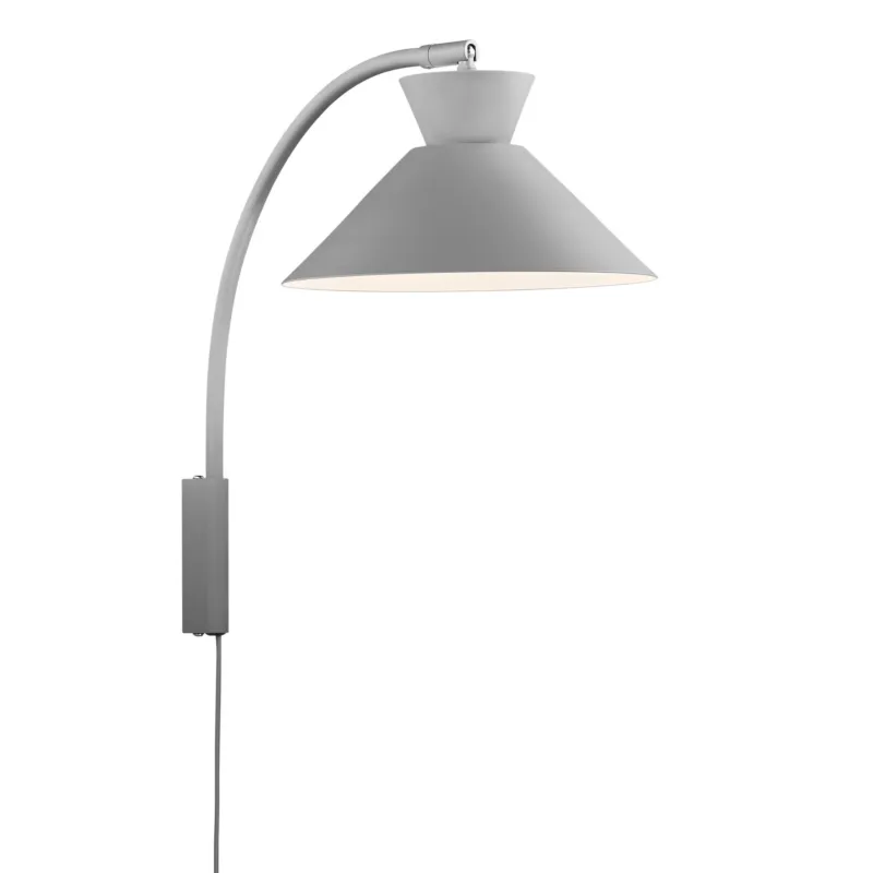Nowy Lampa ścienna DIAL Nordlux 1xE27 40W Metal Szary NO2213371010 - Nordlux