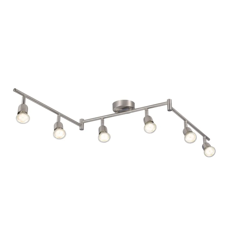 Lampa sufitowa AVENUE Nordlux 6xGU10 35W Metal Stal szczotkowana NO2113210132 - Nordlux Niska cena
