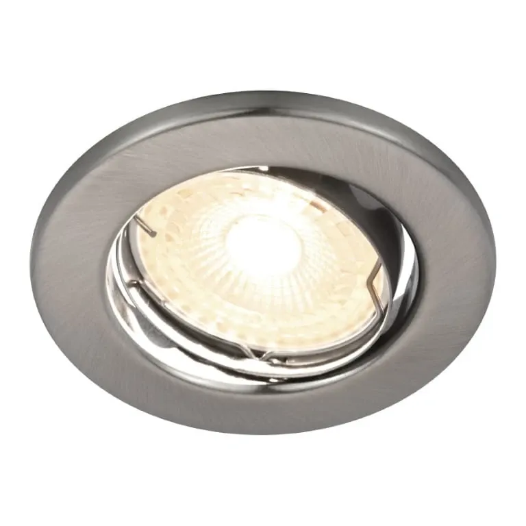 Zamów teraz Oprawy podtynkowa CANIS Nordlux 1xGU10 50W Metal Szczotkowany nikiel NO49320155 - Nordlux
