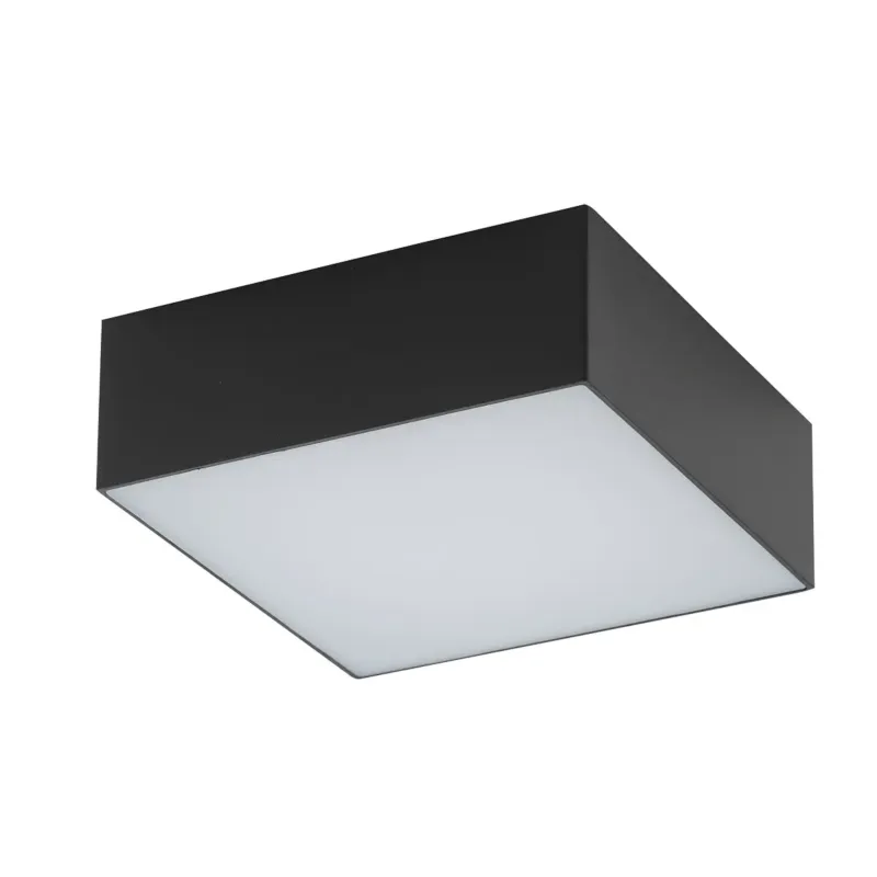 Hit sprzedaży Lampa sufitowa LID SQUARE LED 15W 3000K BLACK 10424 - Nowodvorski