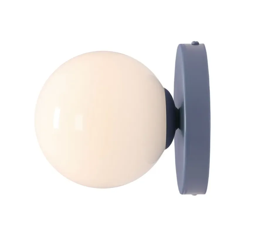 Aldex Kinkiet metalowy niebieski minimalistyczny 15cm 1126C16_S z serii BALL Bestseller