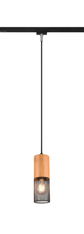 Oferta Lampa wisząca do szyn drewno+metal DUOLINE 73430132 - Trio