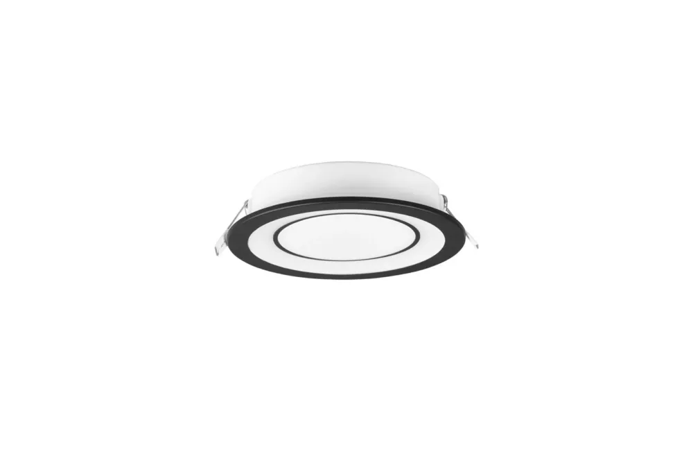Łatwy zwrot Lampa wpuszczana okrągła światło akcentujące + główne 2 włączniki 3000K 10W CORE 652610132 - Trio
