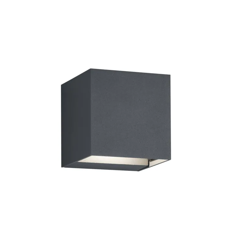 Ostatnie sztuki Kinkiet zewnętrzny antracyt góra-dół 2x3W LED 3000K ADAJA 226860242 - Trio
