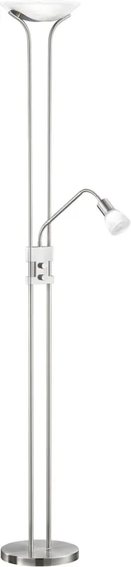 Lampa podłogowa do czytania do salonu nikiel SANTOII 421910207 - Trio Oferta czasowa