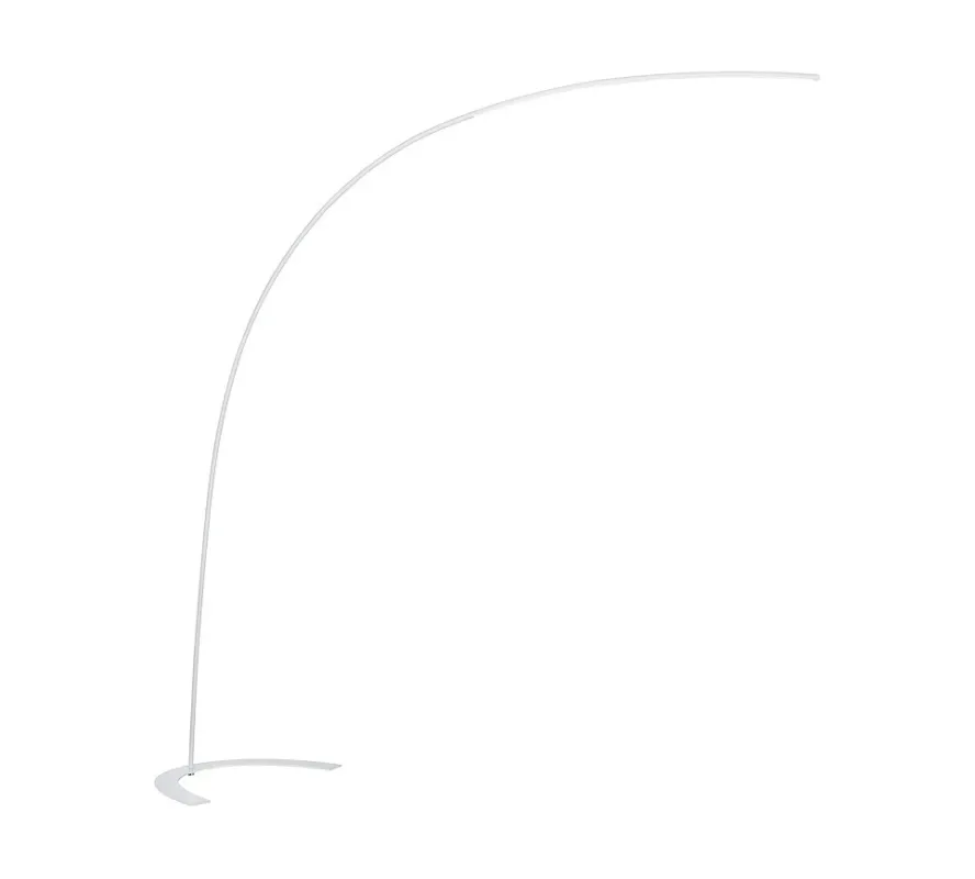 Bestseller Lampa podłogowa łukowa wielka SHANGHAI biała LED 18W 3000K + ściemnianie 427511801 - Trio