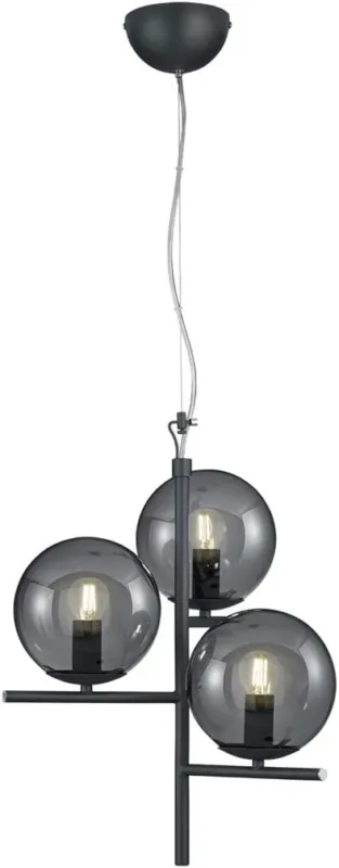 Cena promocyjna Lampa wisząca dymione szklane kule nowoczesna PURE 302000342 - Trio