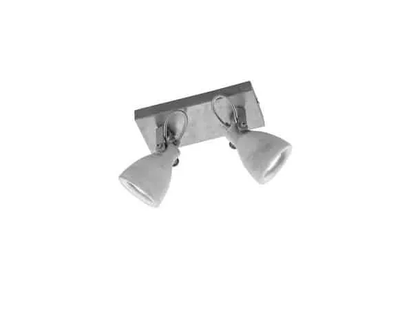 Zniżka Reflektor sufitowy beton 2 płomienny CONCRETE 802500278 - Trio