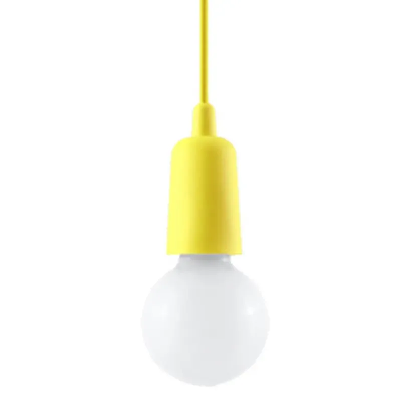 Lampa wisząca DIEGO 1 żółta SL.0578 - Sollux Dodaj do koszyka