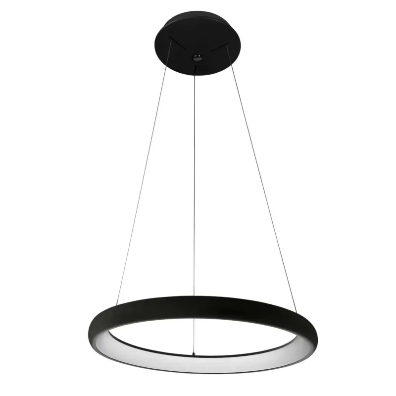 Okazja Lampa wisząca LED okrągła czarna 51cm 5280-840RP-BK-4 z serii ALESSIA - Lampy Italux