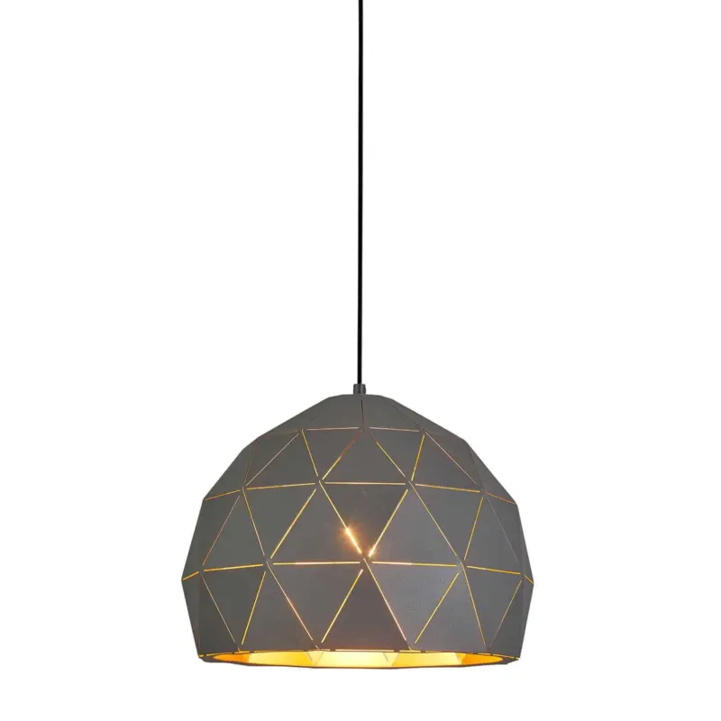 Lampa wisząca metalowa grafitowo-złota 36cm MDM-3471-1 z serii HARLEY - Lampy Italux Sprawdź teraz