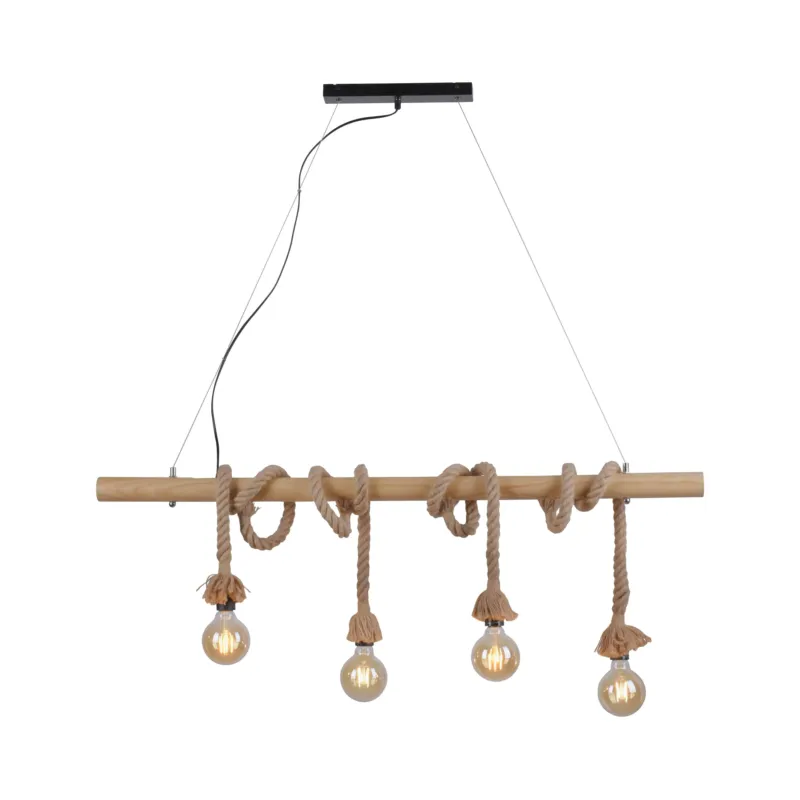 Cena promocyjna Lampa loft wisząca ROPE 15483-18 - Paul Neuhaus
