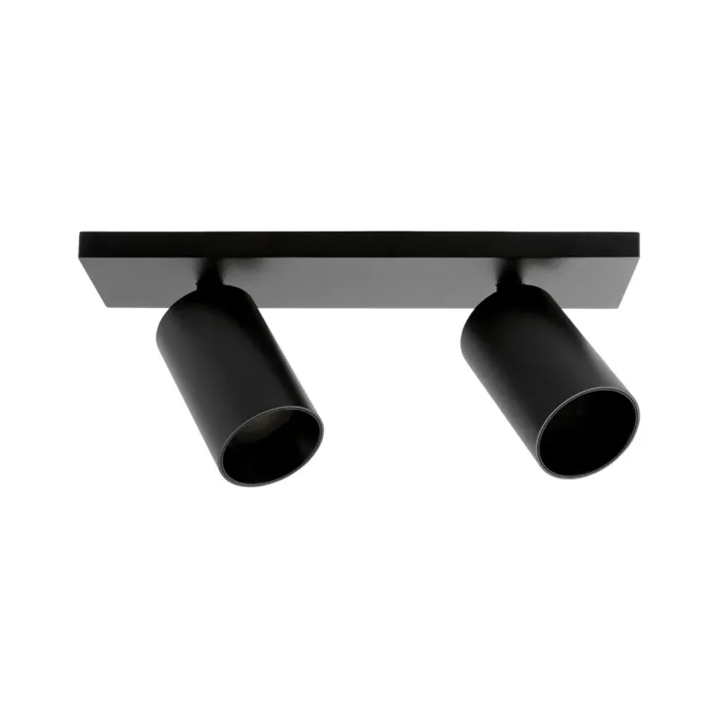 Lampa sufitowa CROSTI LACCE DUE czarna 455385 - LOONARI Darmowy zwrot