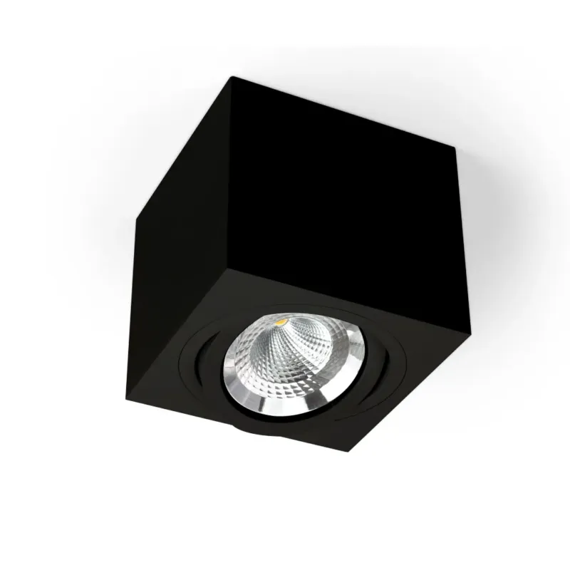 Obniżka ceny Lampa sufitowa SASARI SQ 15W 36° 3000K czarna 451592 - LOONARI