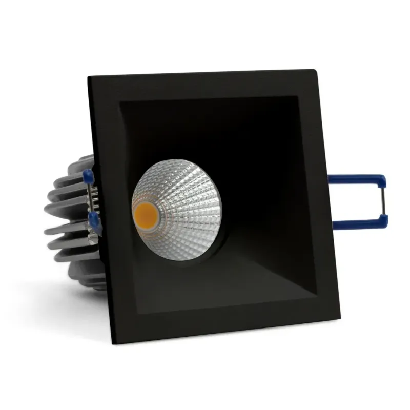 Lampa wpuszczana PERO SQ 10W 36° 4000K czarna 452353 - LOONARI Tani