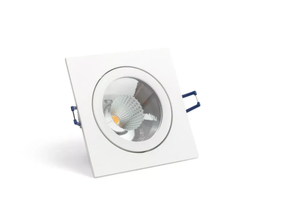 Hit sprzedaży Lampa wpuszczana PRESCO SQ 10W 3000K biała 450847 - LOONARI