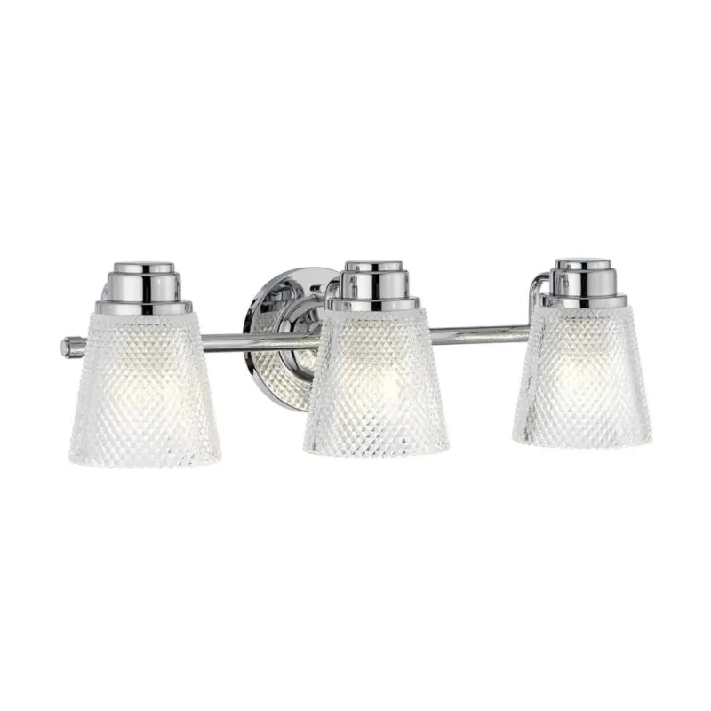 Bezpieczne zakupy Kinkiet nowoczesny Hudson polerowany chrom QN-HUDSON3-BATH - Quintiesse