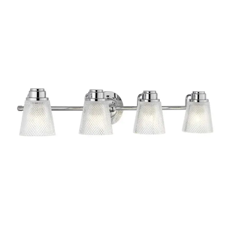 Bestseller Kinkiet nowoczesny Hudson polerowany chrom QN-HUDSON4-BATH - Quintiesse