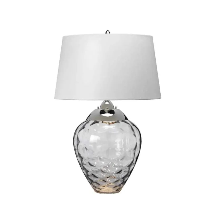 Szybka dostawa Lampa stołowa Samara przydymione szkło QN-SAMARA-TL-SMK - Quintiesse