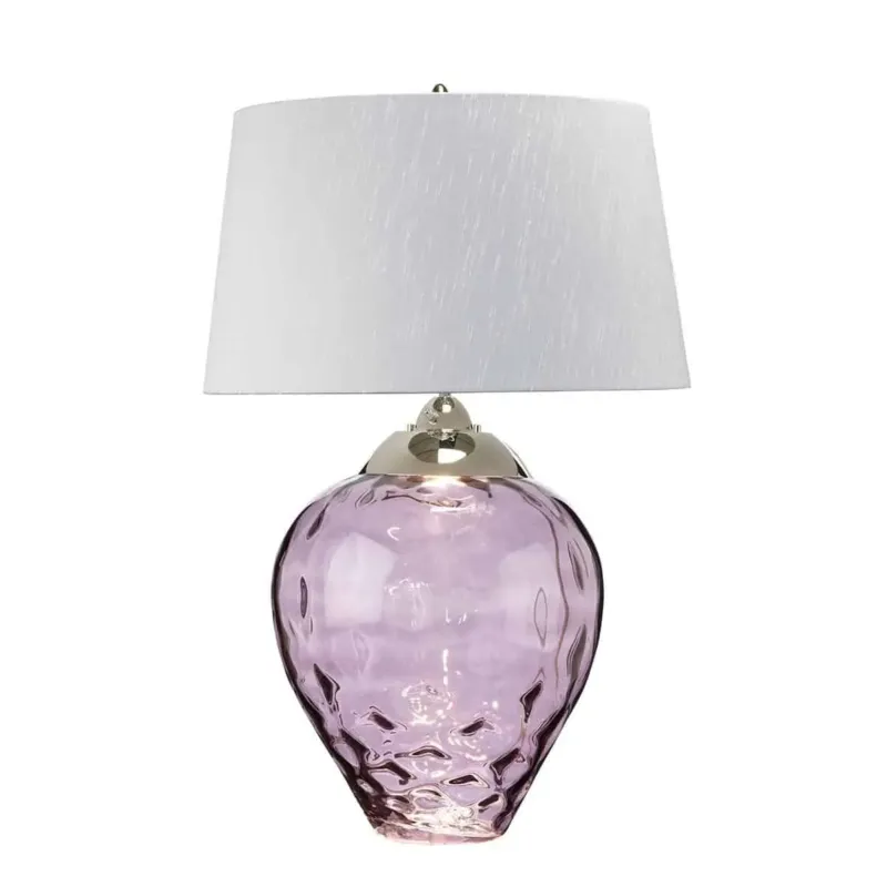 Lampa stołowa Samara śliwkowa QN-SAMARA-TL-LRG-PLM - Quintiesse Oferta