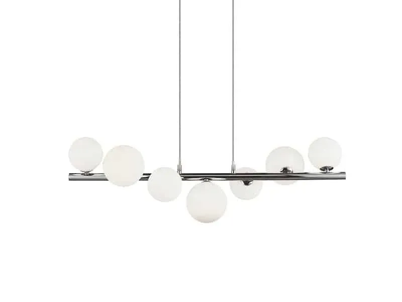Oferta czasowa Azzardo Lampa wisząca szklana biała 7-punktowa AZ2102 z serii SYBILLA