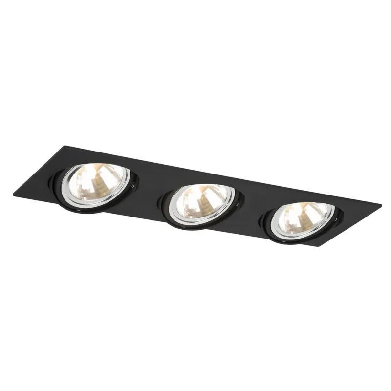 Bestseller Lampa wpuszczana OLIMP 1329 czarna 3xG9 stropowa - Argon