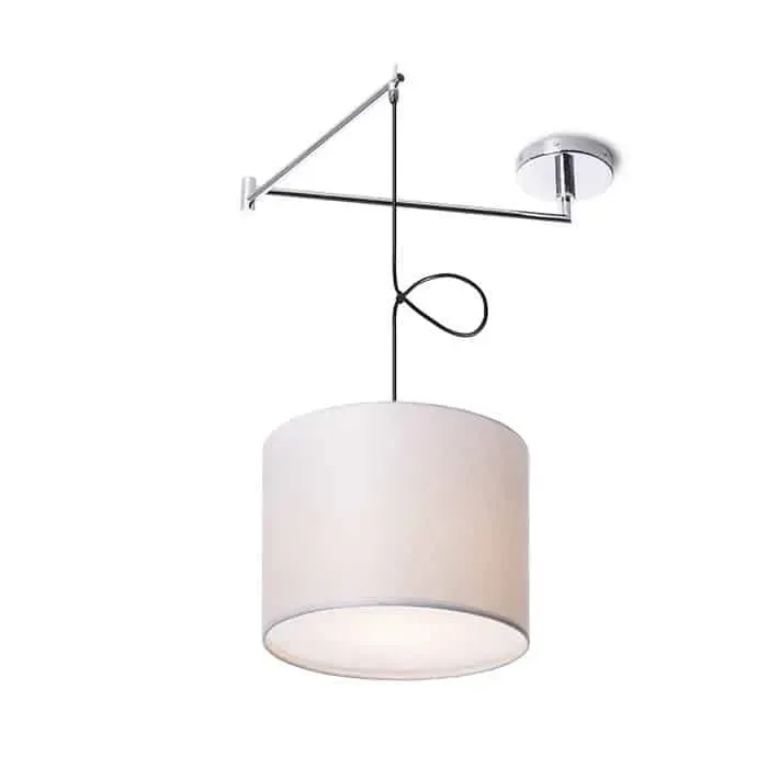 Lampa wisząca abażur BROADWAY z ramieniem R11978 - Rendl Ostatnie sztuki