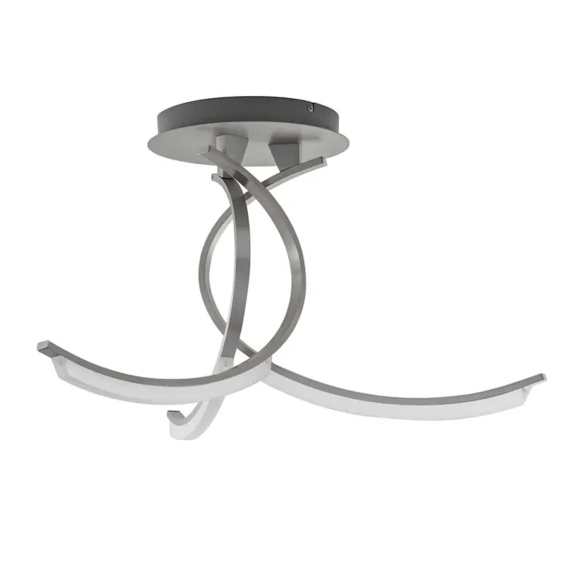 Plafon LED srebrny metalowy 3-punktowy ZWX-0022-03L z serii TRISMO - Lampy Italux Najlepsza cena