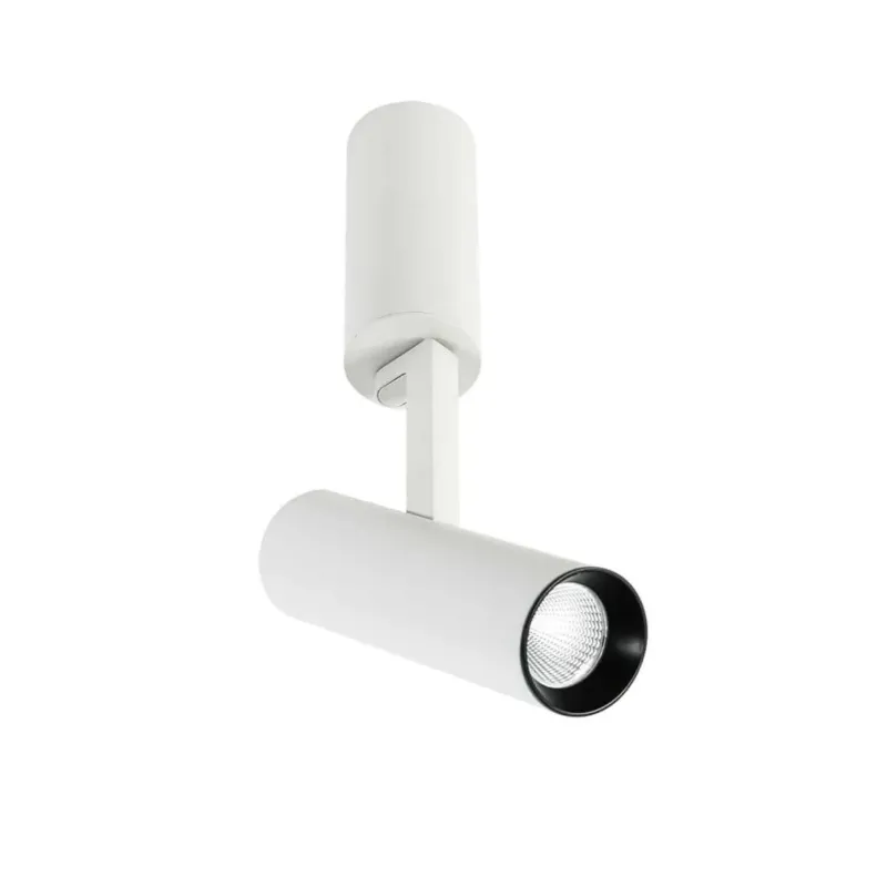 Reflektor sufitowy LED biały z czarnym akcentem SLC74055 z serii BOCCA - Lampy Italux Kup online