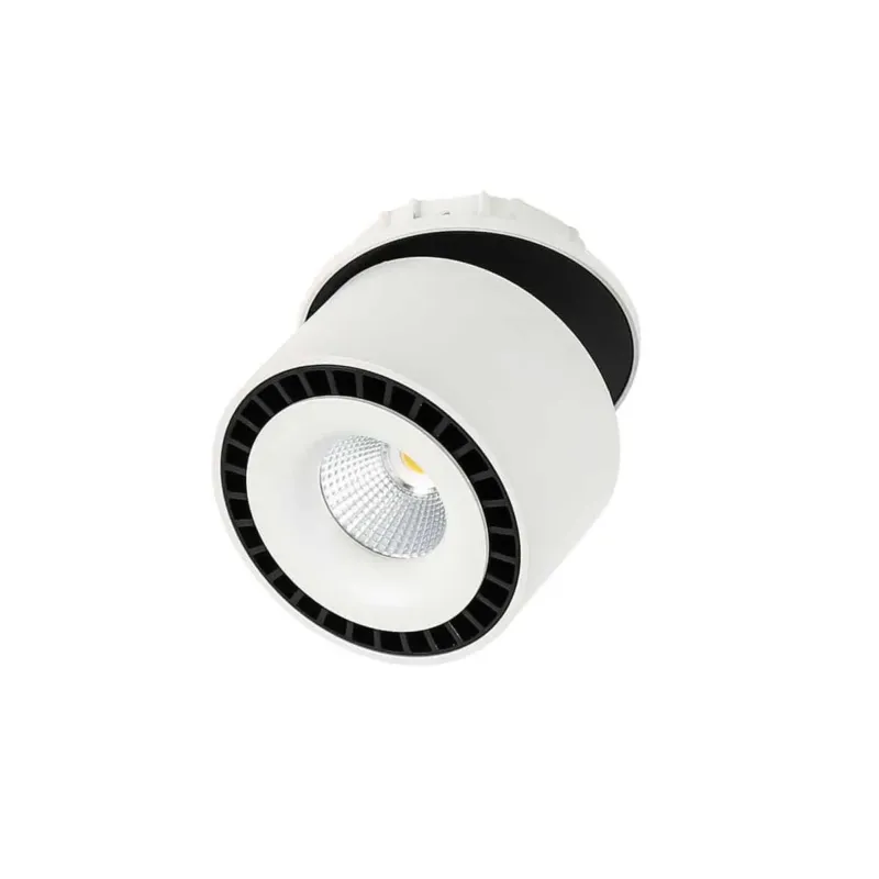 Do wyczerpania zapasów Oprawa wpuszczana LED okrągła biało-czarna 11cm SL7560/28W z serii SEVILLA - Lampy Italux