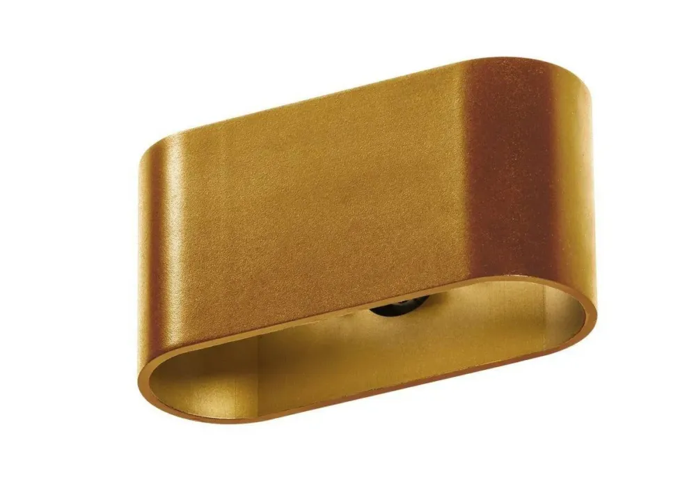 Azzardo Kinkiet metalowy złoty 16cm AZ1746 z serii VEGA Promocja
